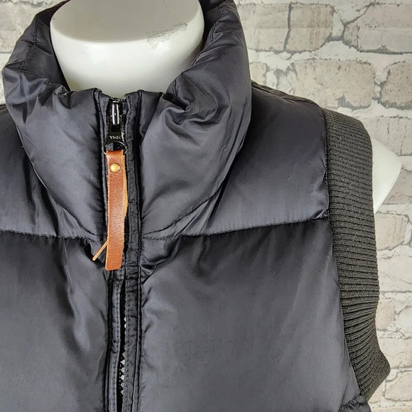 Jacob Connexion Goose Down Puffer Vest Black Size - Picture 6 of 11
